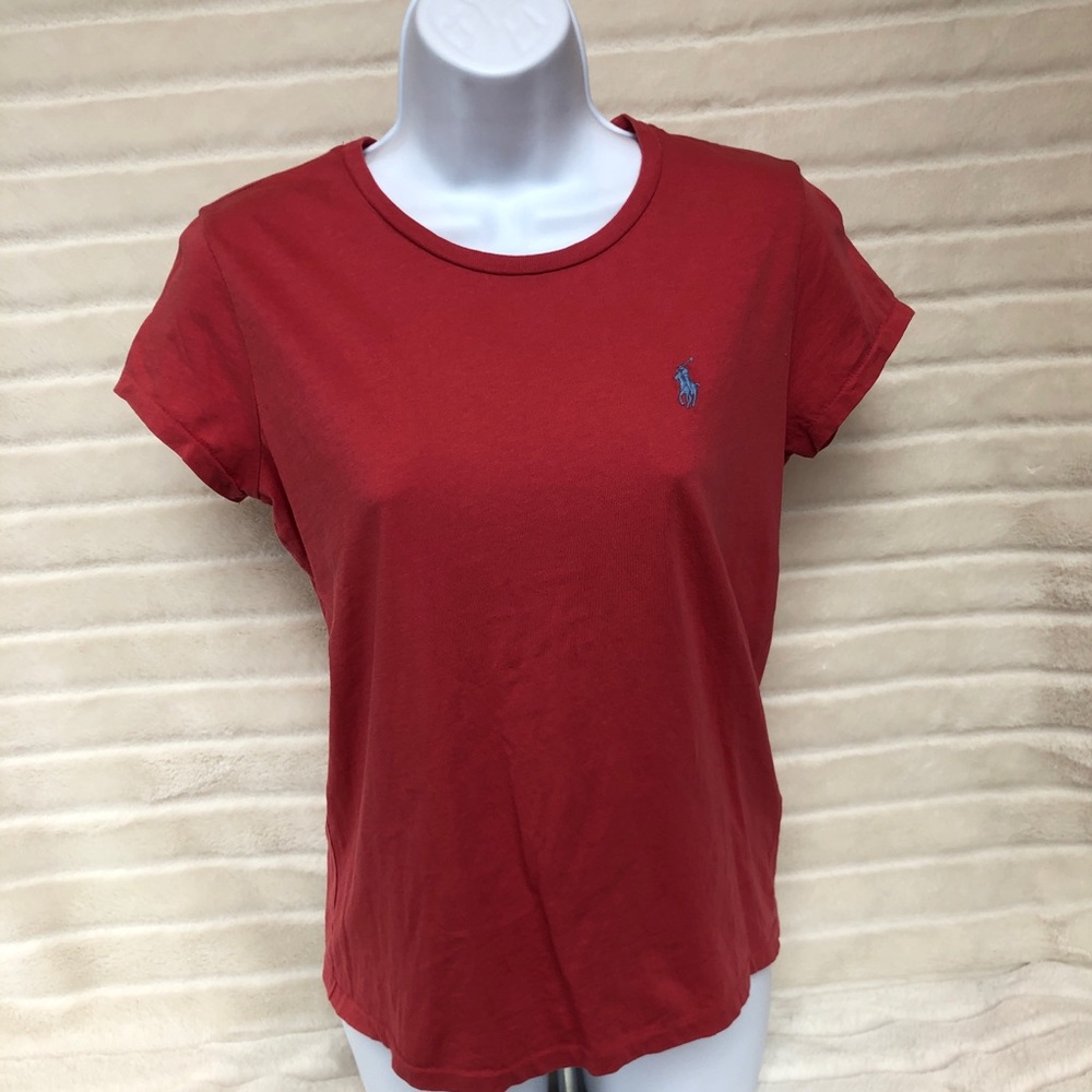 Red Polo tee